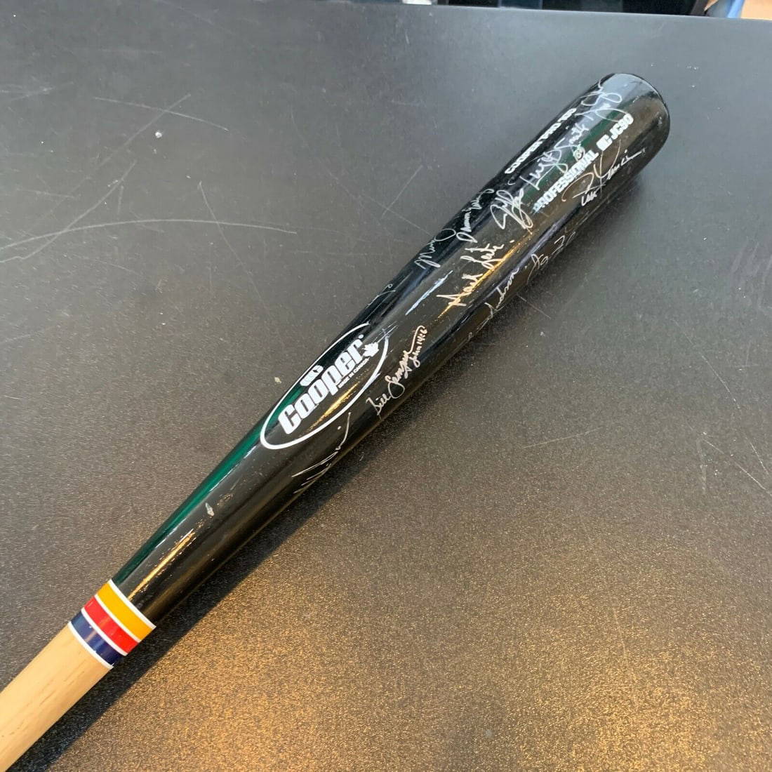 1994 California Angels Team Signed Game Used Cooper Baseball Bat Auction