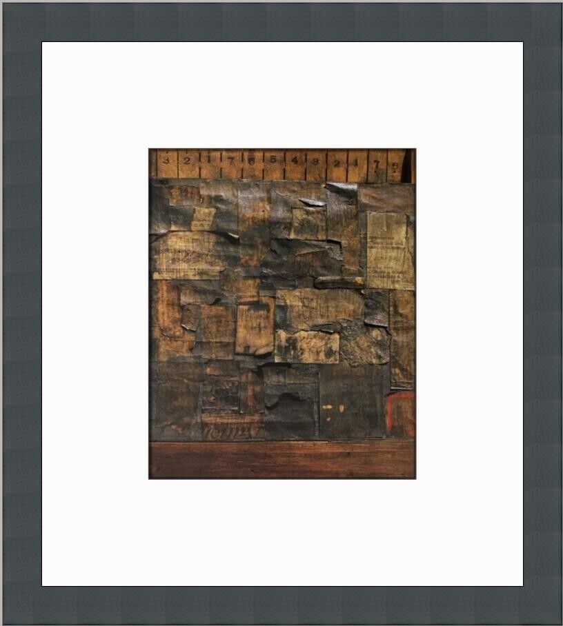 Jasper Johns Construction with Toy Piano Custom Framed Print: Jasper Johns Construction with Toy Piano Custom Framed Print Artist: Jasper Johns Unit Of Sale: Single-Piece Work Size: Small (up to 12in.) Custom Bundle: No Date Of Creation: 1980-1990 Item Length: 1
