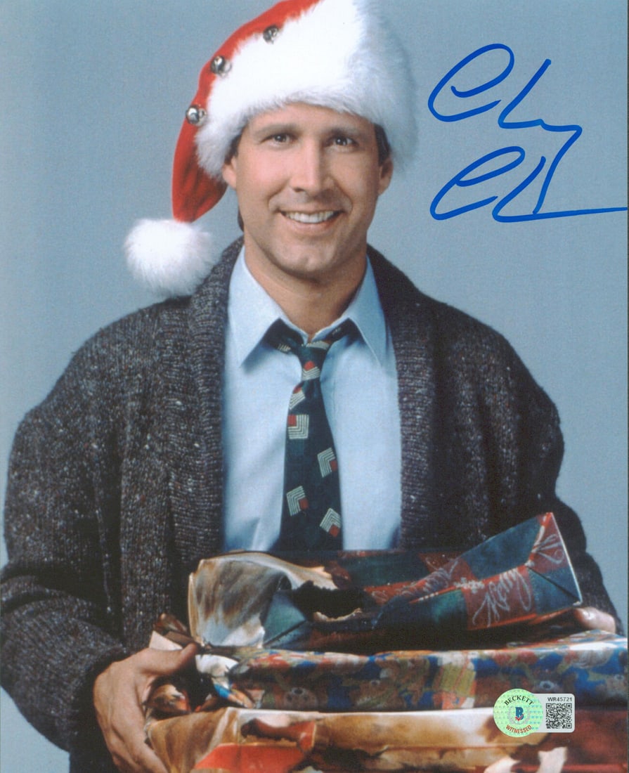 Chevy Chase Christmas Vacation Signed 8x10 Vertical Presents Photo BAS Witnessed: Chevy Chase Christmas Vacation Signed 8x10 Vertical Presents Photo BAS Witnessed Industry: Movies Object Type: Photograph Original/Reproduction: Original Autograph Authentication: Beckett Product Coa: