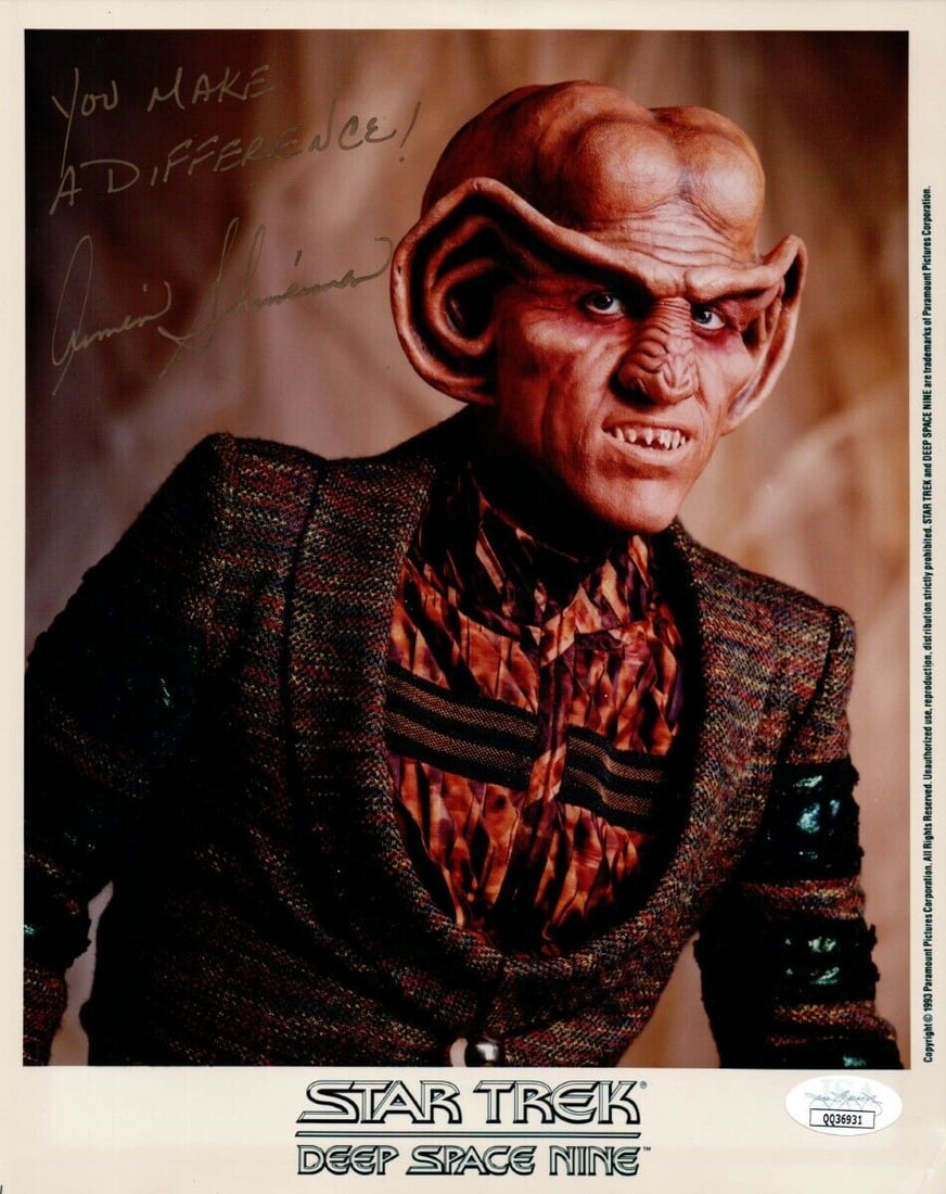 Armin Shimerman Signed Autographed 8X10 Photo Star Trek DS9 Quark JSA: Armin Shimerman Signed Autographed 8X10 Photo Star Trek DS9 Quark JSA Object Type: Photograph Industry: Television Original/Reproduction: Original Autograph Authentication: James Spence (JSA) Player: 