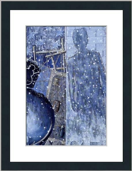 Jasper Johns Print - Winter Custom Gallery Framed: Jasper Johns Print - Winter Custom Gallery Framed Features: Framed Matted Region Of Origin: united states Item Width: 12 in Title: Winter Production Technique: Lithography Item Length: 12 in Item Heig