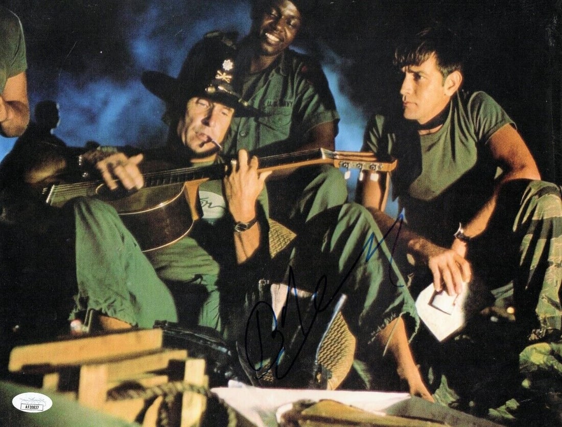 Robert Duvall Signed Autographed 11X14 Photo Apocalypse Now Guitar JSA: Robert Duvall Signed Autographed 11X14 Photo Apocalypse Now Guitar JSA Industry: Movies Object Type: Photograph Original/Reproduction: Original Signed By: Robert Duvall Autograph Authentication: James