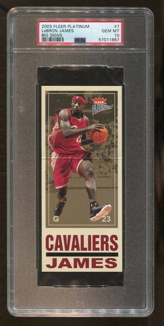 2004 fleer lebron james