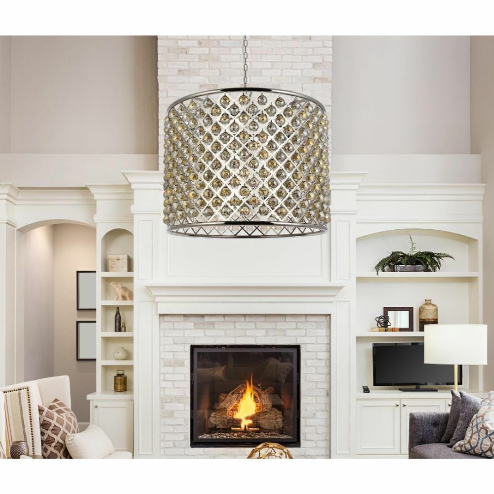 POLISHED NICKEL FRAME GOLDEN TEAK CRYSTAL BALL CHANDELIER 12 LIGHT FIXTURE 35 in: POLISHED NICKEL FRAME GOLDEN TEAK CRYSTAL BALL CHANDELIER 12 LIGHT FIXTURE 35 in Light Color: Clear Clear White Warm White White Power Source: Hardwired Item Length: 35.5" Control Style: Wall Switch S