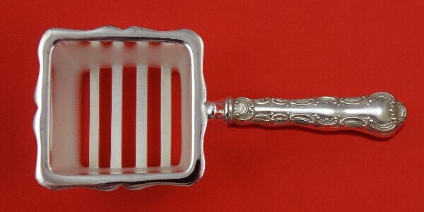 Strasbourg by Gorham Sterling Silver Corn Butterer HH Custom Made: Strasbourg by Gorham Sterling Silver Corn Butterer HH Custom Made Strasbourg by gorhamsterling silver hollow handle with silverplated implement corn butter applicator custom made, in the pattern stras