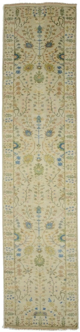 Handmade Tree of Life Osh Chobi 3X12 Floral Oriental Runner Rug Hallway Carpet: Handmade Tree of Life Osh Chobi 3X12 Floral Oriental Runner Rug Hallway Carpet Free continental US Shipping Color: Ivory Material: Wool Item Length: 141 Item Width: 32 Type: Hallway rug Size: 2"8 X 11