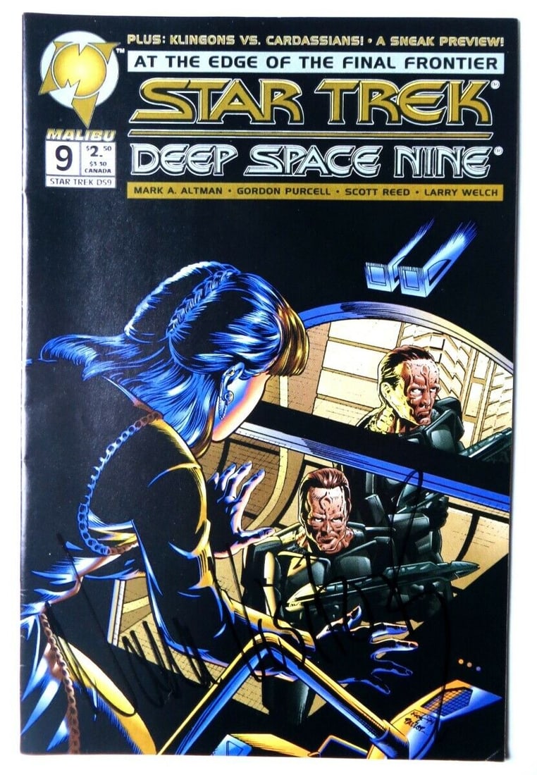 Nana Visitor Signed Autographed Comic Book Star Trek DS9 Kira Nerys JSA: Nana Visitor Signed Autographed Comic Book Star Trek DS9 Kira Nerys JSA Object Type: Comic Books Industry: Television Original/Reproduction: Original Autograph Authentication: James Spence (JSA) Playe