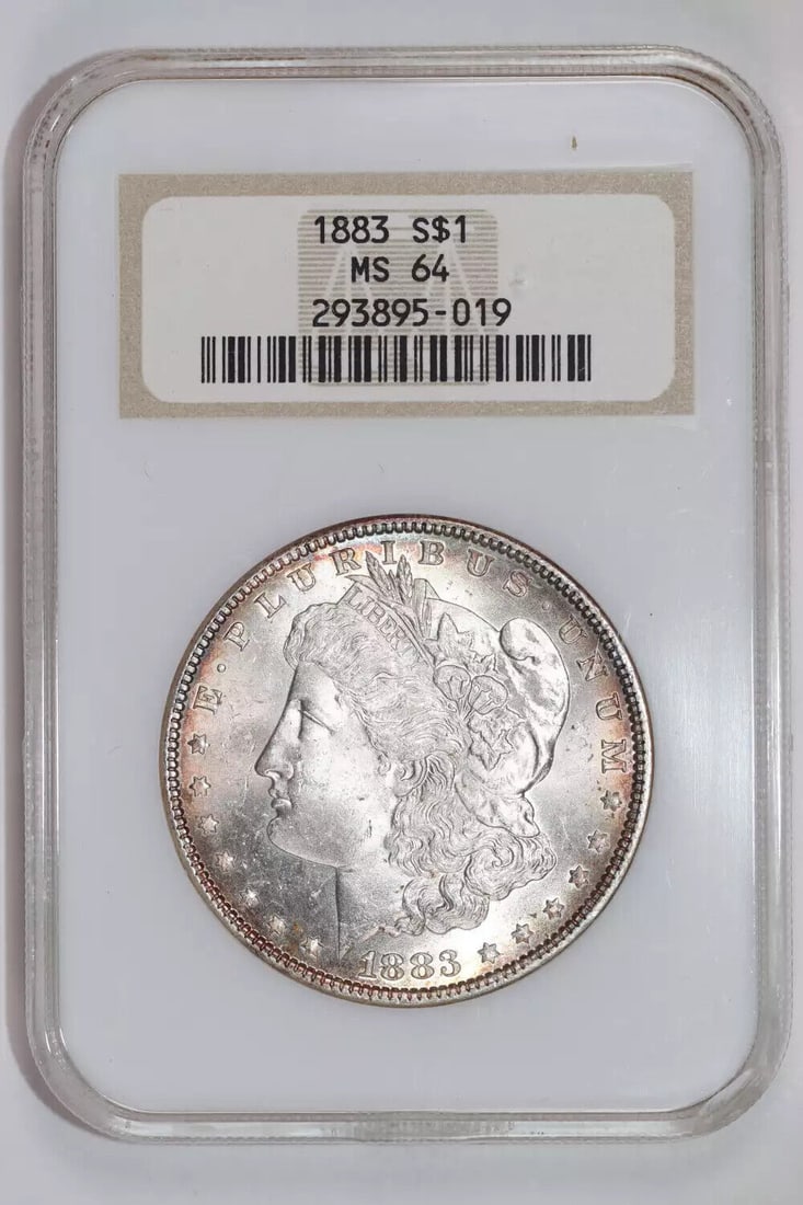 1883 MORGAN DOLLAR NGC MS64 PQ! OLD FATTY HOLDER!: 1883 MORGAN DOLLAR NGC MS64 PQ! OLD FATTY HOLDER! Certification: NGC Composition: Silver Grade: MS 64 Year: 1883 Circulated/Uncirculated: Uncirculated Mint Location: Philadelphia Country: USA Km Numbe