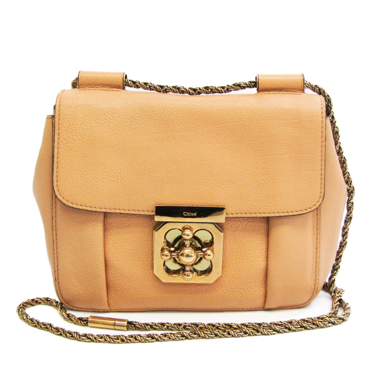 Chloe Elsie 3S0667 Women's Leather Shoulder Bag Light Beige: Chloe Elsie 3S0667 Women's Leather Shoulder Bag Light Beige Brand: Chloe Line: Elsie Model: 3S0667 Country of Origin: Italy Type: Shoulder bag Material: Leather Leather: Color: Light beige Gender: Wom