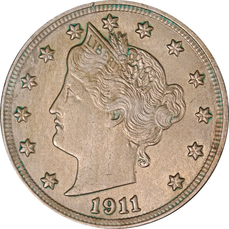 1911 Liberty V Nickel: 1911 Liberty V Nickel Certification: Uncertified Circulated/Uncirculated: Circulated Composition: Nickel Year: 1911 Pre-Owned The MYNT Guarantee: All items in this auction are guaranteed to be 100% au