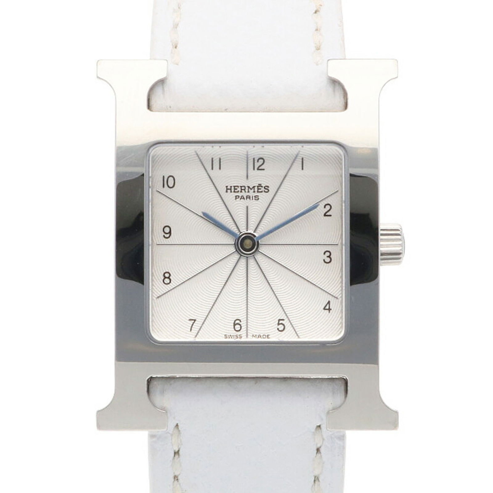 Hermes HERMES H Watch Wristwatch Stainless Steel HH1.210 Ladies: Hermes HERMES H Watch Wristwatch Stainless Steel HH1.210 Ladies Brand: Hermes Line: Heure H Type: Wristwatch Gender: Women Material (Case): Stainless steel Movement: Quartz Case Diameter: 24.5mm / 0.9