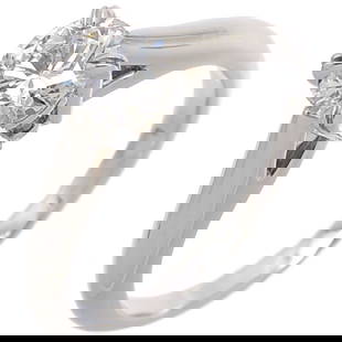 Harry Winston Round Cut Solitaire Ladies Ring RGDPRD005NSS Pt950 Platinum No. 9.5: Harry Winston Round Cut Solitaire Ladies Ring RGDPRD005NSS Pt950 Platinum No. 9.5 Brand: Harry Winston Model: RGDPRD005NSS Type: Engagement ring Gender: Women Color: Platinum Material: Platinum 950 St