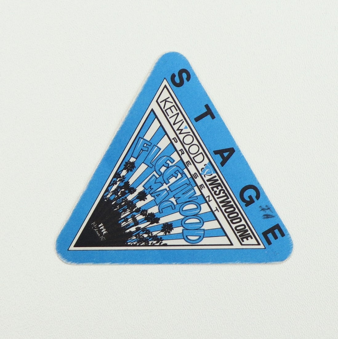 1987 Fleetwood Mac The 1987 Tour Stage Hand Backstage Pass: 1987 Fleetwood Mac The 1987 Tour Stage Hand Backstage Pass Original 1987 Fleetwood Mac The 1987 Tour Stage Hand Backstage Pass . This is a true vintage pass, not a modern reproduction. Pass is in exce