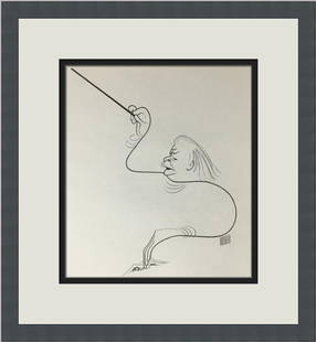 Al Hirschfeld Arthur Fiedler Custom Framed Print: Al Hirschfeld Arthur Fiedler Custom Framed Print Artist: Alfred Hirschfeld Unit Of Sale: Single-Piece Work Size: Medium Custom Bundle: No Item Length: 14 in Region Of Origin: united states Framing: Ma