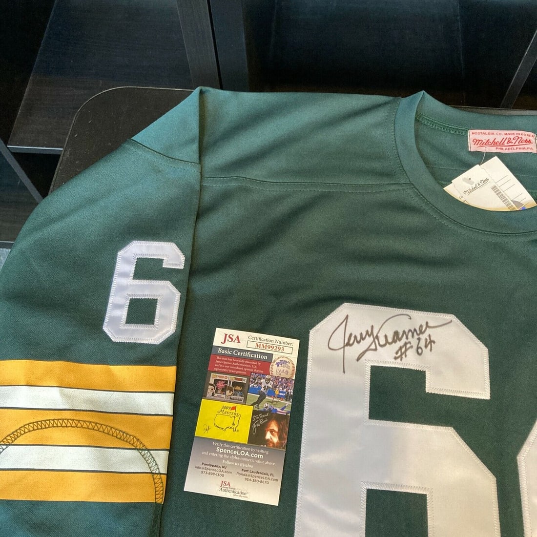 Jerry Kramer Signed 1964 Green Bay Packers Game Model Jersey JSA COA: Jerry Kramer Signed 1964 Green Bay Packers Game Model Jersey JSA COA Product: Jersey Sport: Football-NFL Autograph Authentication: James Spence (JSA) Team: Green Bay Packers Original/Reprint: Original