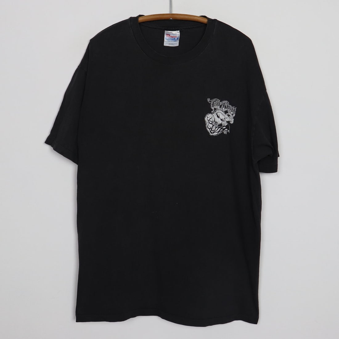 1994 Tat Boy Club Tattoo Shirt: 1994 Tat Boy Club Tattoo Shirt Original 1994 Tat Boy Club Tattoo Shirt. This is a true vintage shirt, not a modern reproduction. Sizes vary so please use measurements for best idea on fit. Front and b