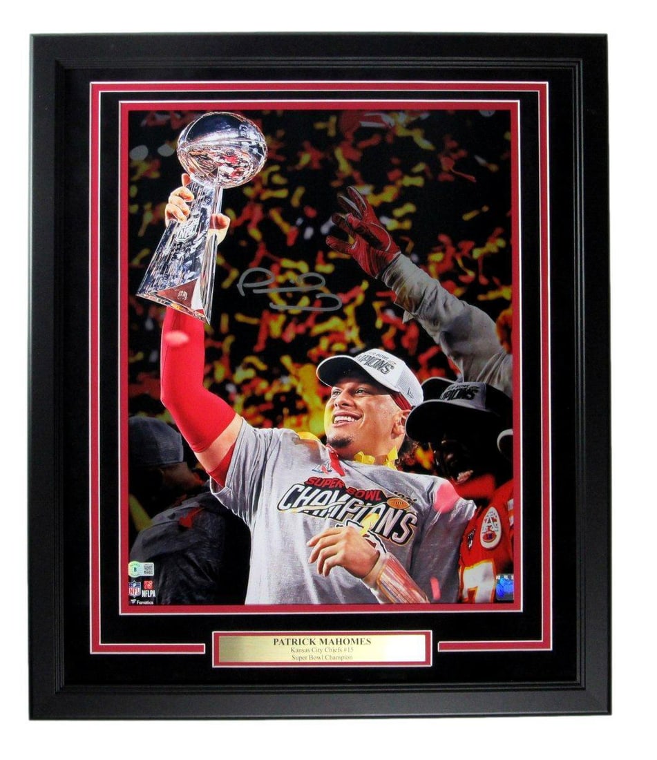 Patrick Mahomes Chiefs Signed/Autographed 16x20 Photo Framed Beckett 166371: Patrick Mahomes Chiefs Signed/Autographed 16x20 Photo Framed Beckett 166371 Sport: Football Product: Photo Original/Reprint: Original Team: Kansas City Chiefs Autograph Authentication: BAS/Beckett Lea