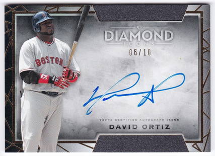 2022 Topps Diamond Icons David Ortiz Auto DIADO Signed Autograph 06/10: 2022 Topps Diamond Icons David Ortiz Auto DIADO Signed Autograph 06/10 League: MLB Autographed: Yes Set: 2022 Diamond Icons Player/Athlete: David Ortiz Vintage: Yes Graded: No Sport: Baseball Type: Sp