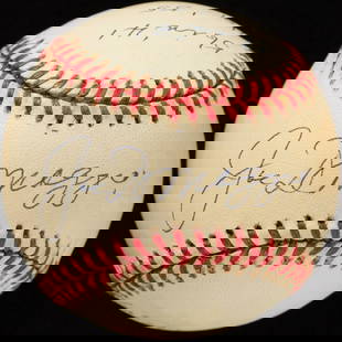 Joe Dimaggio Signed Heavily Inscribed STAT Baseball JSA COA: Joe Dimaggio Signed Heavily Inscribed STAT Baseball JSA COA Product: Ball Sport: Baseball-MLB Autograph Authentication: James Spence (JSA) Team: New York Yankees Player: Joe DiMaggio Original/Reprint: