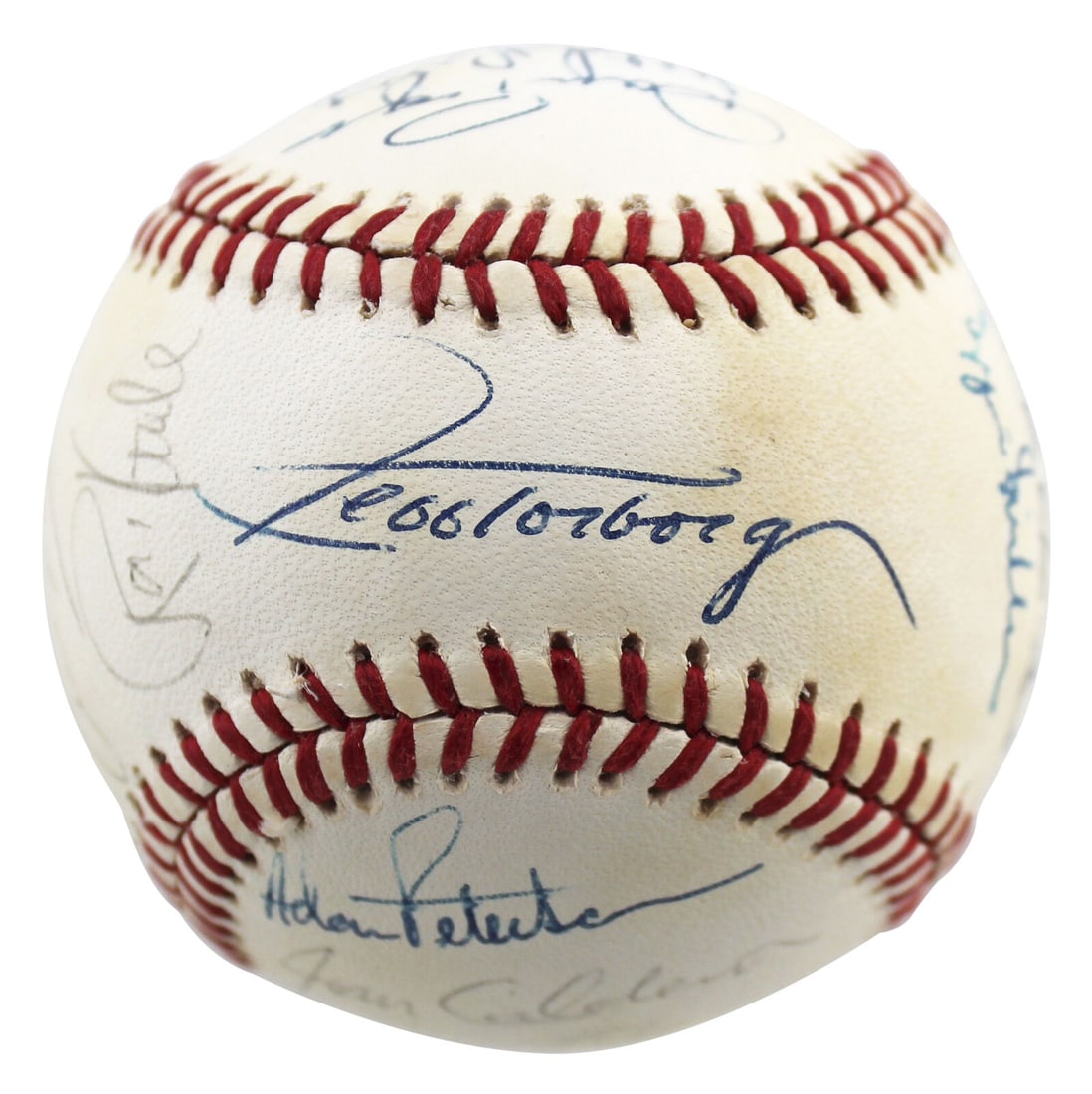1990 White Sox (27) Ventura Torborg Guillen +24 Signed Baseball BAS #AB92934: 1990 White Sox (27) Ventura Torborg Guillen +24 Signed Baseball BAS #AB92934 Sport: Baseball-MLB Product: Ball Original/Reprint: Original Player: Terry Bevington Robin Ventura Dave Gallagher Eric King