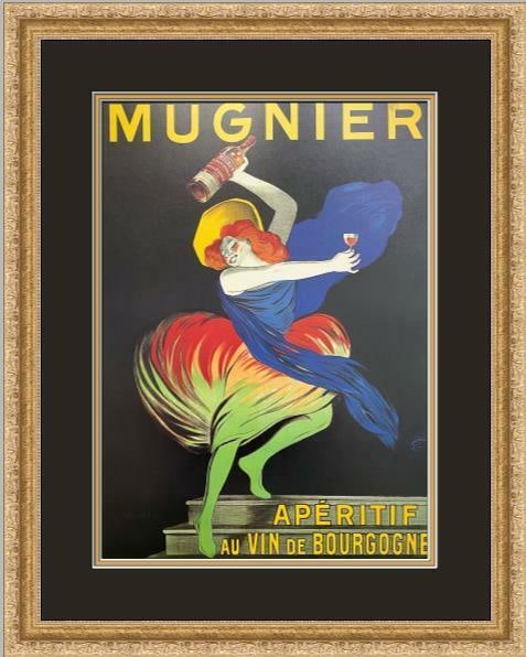 Leonetto Cappiello Mugnier Aperitif Advertising Poster Print Custom Framed: Leonetto Cappiello Mugnier Aperitif Advertising Poster Print Custom Framed Features: Framed Matted Region Of Origin: united states Item Width: 8 in Time Period Manufactured: 2000-2009 Title: Mugnier A