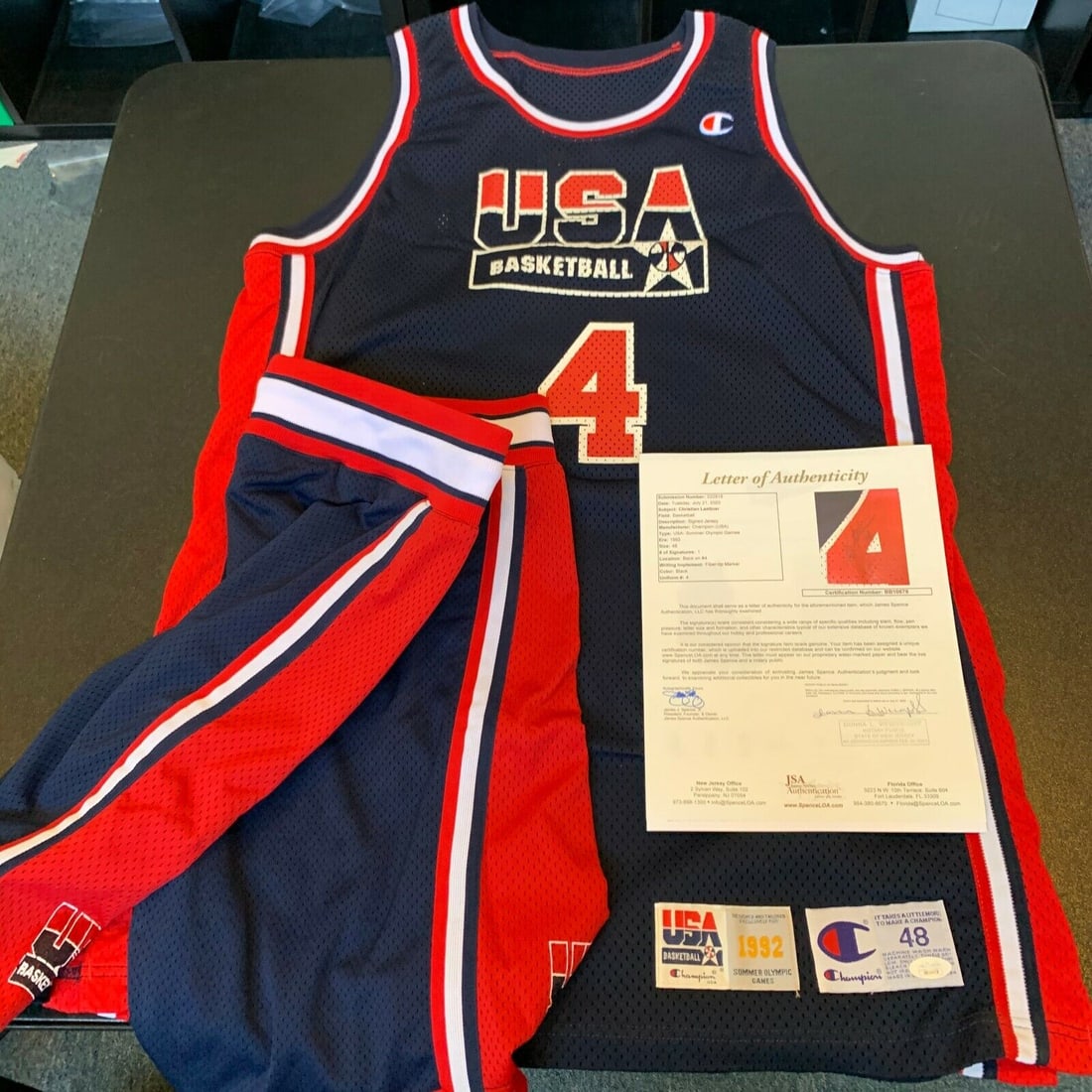 Tim Duncan Rookie Signed Game Used 1997-98 San Antonio Spurs Uniform Jersey JSA