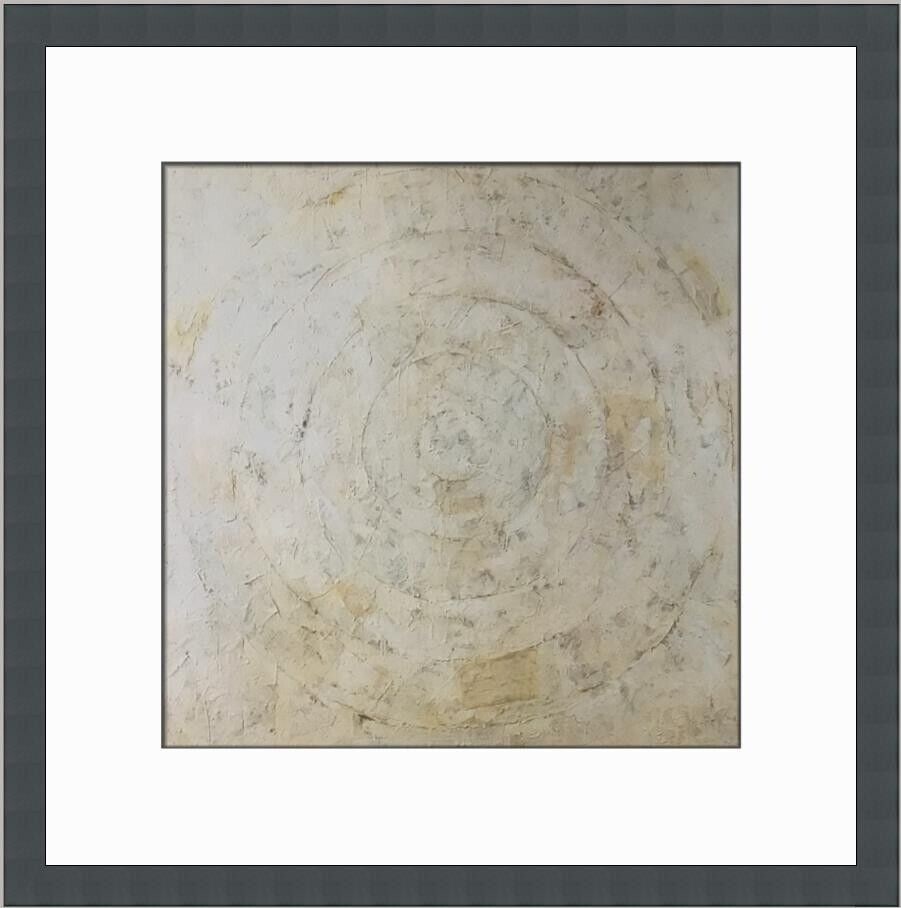Jasper Johns White Target Custom Framed Print: Jasper Johns White Target Custom Framed Print Unit Of Sale: Single-Piece Work Artist: Jasper Johns Size: Medium Item Length: 16 in Region Of Origin: united states Framing: Matted & Framed Personalize: