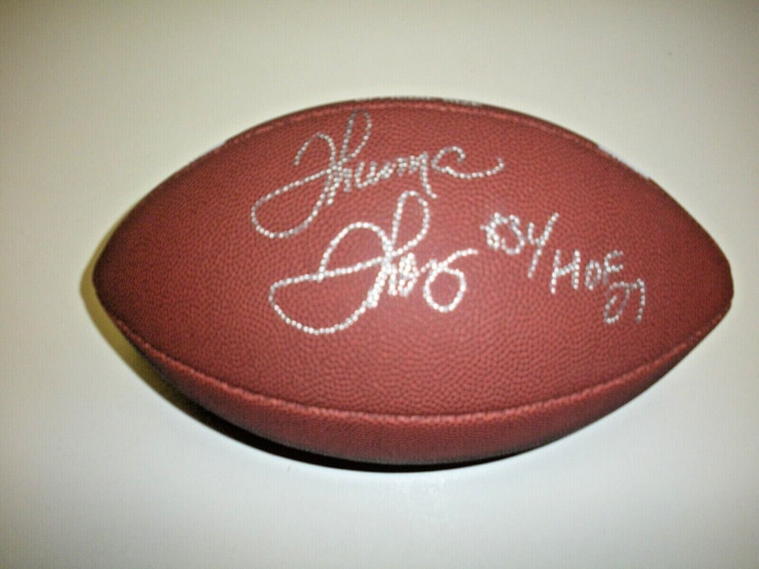 THURMAN THOMAS BUFFALO BILLS HOF 2007 W/COA SIGNED FOOTBALL: THURMAN THOMAS BUFFALO BILLS HOF 2007 W/COA SIGNED FOOTBALL Product: Ball Autograph Type: Collectible Autographs Sport: Football-NFL Original/Reprint: Original Pre-Owned PLEASE NOTE: Framed Large or h