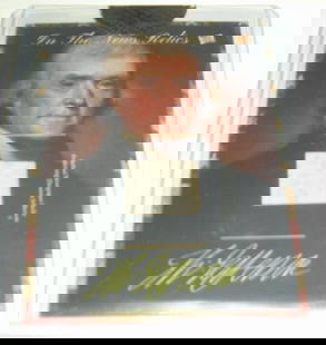 THOMAS JEFFERSON 2018 THE BAR PIECES OF THE PAST AUTHENTIC MEMORABILIA CARD: THOMAS JEFFERSON 2018 THE BAR PIECES OF THE PAST AUTHENTIC MEMORABILIA CARD Pre-Owned PLEASE NOTE: Framed Large or heavy Items do not have shipping costs included. The exact shipping cost will be adde