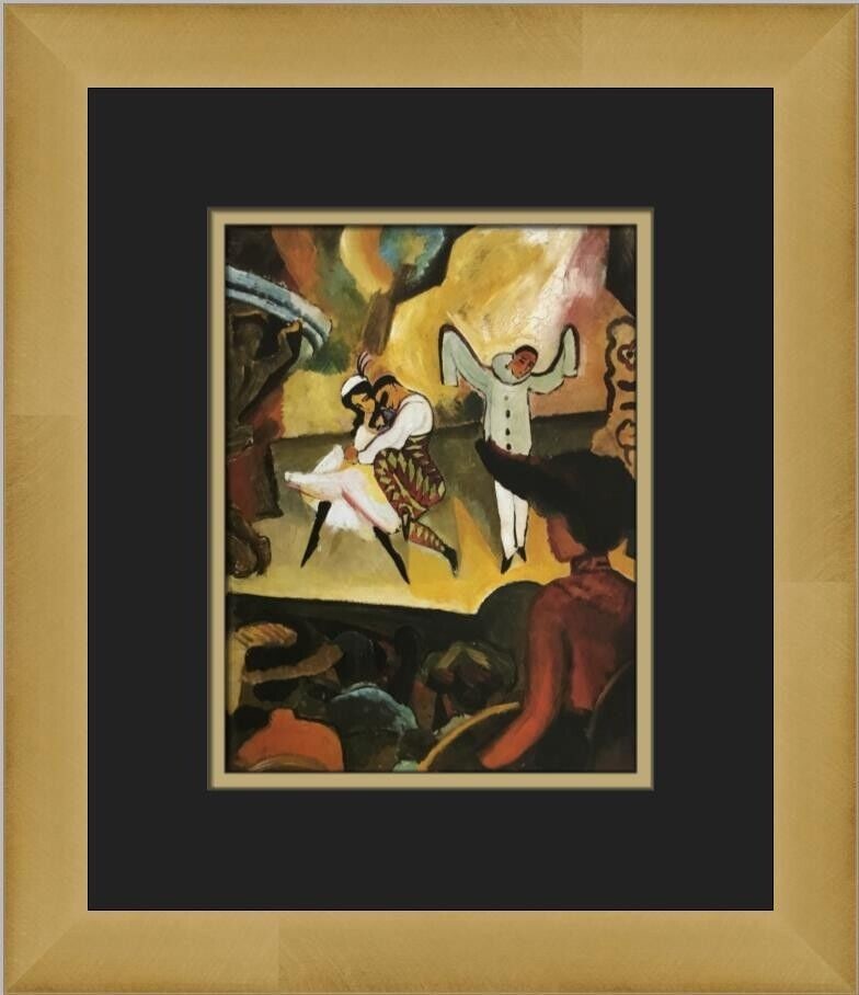 August Macke Russian Ballet I Custom Framed Print: August Macke Russian Ballet I Custom Framed Print Unit Of Sale: Single-Piece Work Artist: August Macke Size: Medium Item Length: 12 in Region Of Origin: united states Framing: Matted & Framed Personal