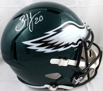 Brian Dawkins Autographed Eagles F/S Speed Helmet-Beckett W Hologram *Silver: Brian Dawkins Autographed Eagles F/S Speed Helmet-Beckett W Hologram *Silver Sport: Football-NFL Product: Helmet Original/Reprint: Original Player: Brian Dawkins Team: Philadelphia Eagles Autograph Au