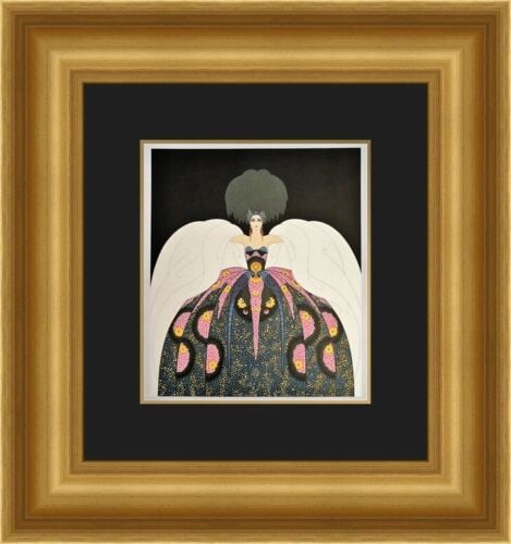 Erte - Copacabana Gallery Framed Print: Erte - Copacabana Gallery Framed Print Features: Framed Matted Region Of Origin: usa Item Width: 17 in Title: Copacabana Production Technique: Lithography Item Length: 17 in Item Height: 21 in Subject