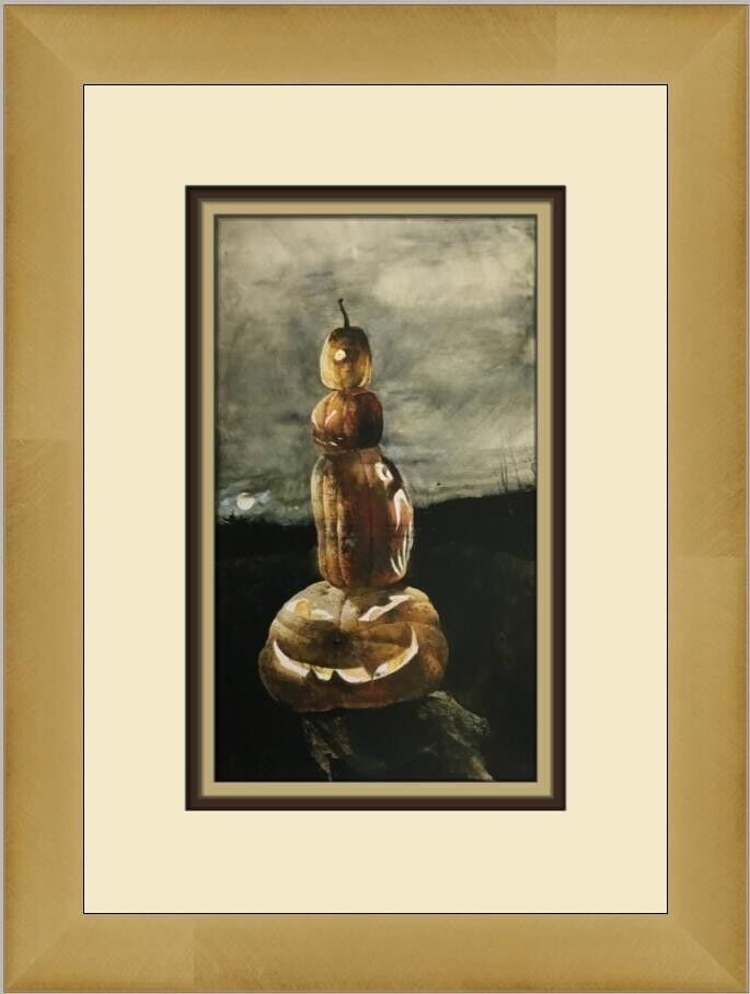 Andrew Wyeth Jack-Be-Nimble Custom Framed Print: Andrew Wyeth Jack-Be-Nimble Custom Framed Print Artist: Andrew Wyeth Unit Of Sale: Single Piece Size: Medium Item Length: 11 in Region Of Origin: United States Framing: Matted & Framed Personalize: No