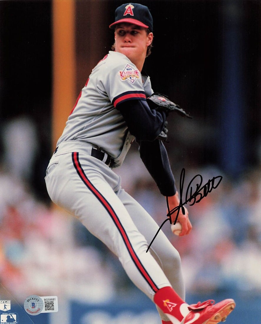 Jim Abbott Signed 8x10 Photo California Angels (BAS BG59681): Jim Abbott Signed 8x10 Photo California Angels (BAS BG59681) Player: Jim Abbott Sport: Baseball-MLB Autograph Authentication: Beckett Authentication Services (BAS) Original/Reprint: Original Product: 