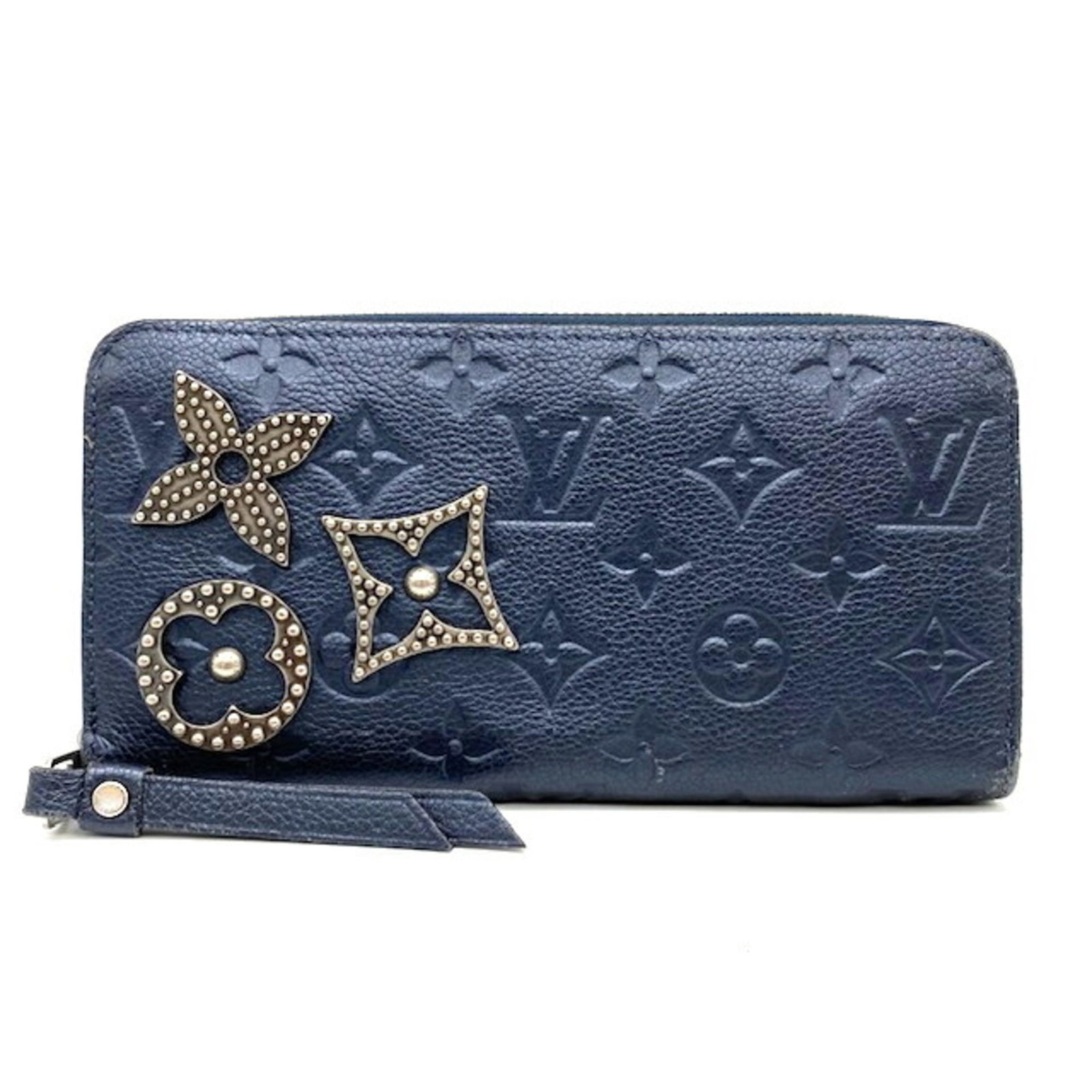 LOUIS VUITTON Louis Vuitton Zippy Wallet Monogram Implant Marine Metal M62069 Round Zipper Long: LOUIS VUITTON Louis Vuitton Zippy Wallet Monogram Implant Marine Metal M62069 Round Zipper Long Brand: Louis Vuitton Type: Long bill wallet (bi-fold) Gender: Women Material: Monogram Empreinte Monogra