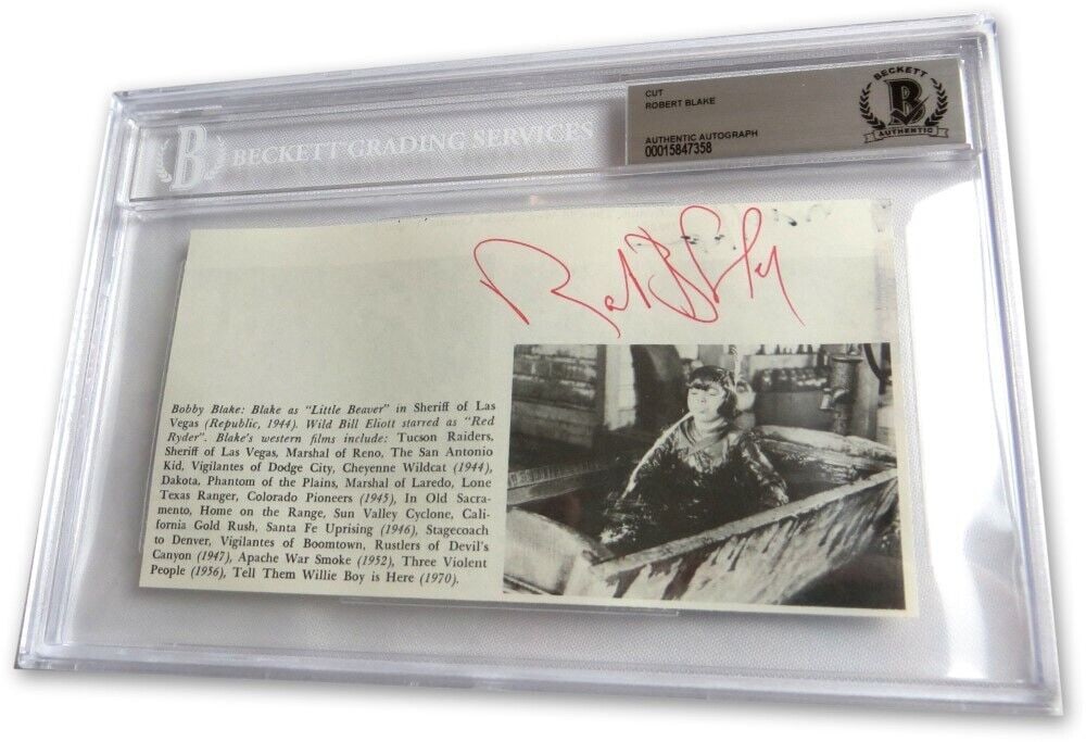 Robert Blake Signed Autographed Magazine Photo Red Ryder Little Beaver BAS: Robert Blake Signed Autographed Magazine Photo Red Ryder Little Beaver BAS Industry: Movies Object Type: Photograph Original/Reproduction: Original Autograph Authentication: Beckett Authentication Pla