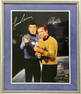 Star Trek William Shatner & Leonard Nimoy Signed 16x20 Photo CUSTOM FRAMED