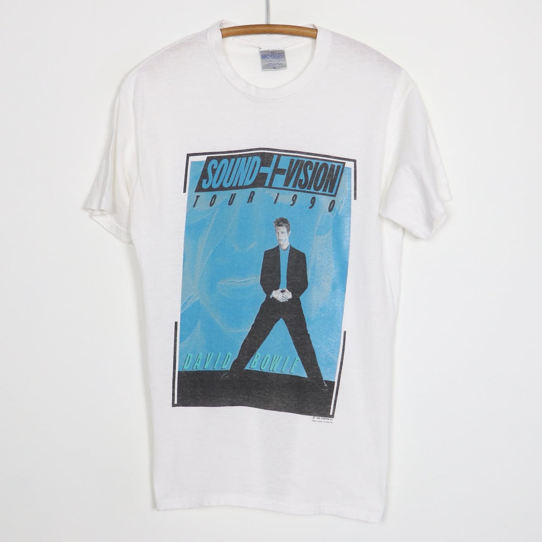 1990 David Bowie Sound + Vision Tour Shirt: 1990 David Bowie Sound + Vision Tour Shirt Original 1990 David Bowie Sound + Vision Tour Shirt. This is a true vintage shirt, not a modern reproduction. Sizes vary so please use measurements for best