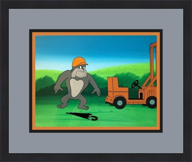 Filmation Tom & Jerry Spike Hand Painted Production Cel CUSTOM FRAMED: Filmation Tom & Jerry Spike Hand Painted Production Cel CUSTOM FRAMED Features: Framed Title: Tom and Jerry Illustrator: Filmation Character: Spike Tradition: Western Animation Franchise: Hanna-Barber