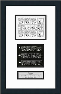 Peanuts Baseball Cartoon Strip Original Negative Charles Schulz Custom Framed 1: Peanuts Baseball Cartoon Strip Original Negative Charles Schulz Custom Framed 1 Convention/Event: Peanuts Character: Charlie Brown Snoopy Lucy Woodstock Tradition: US Comics Signed: No Universe: Peanu