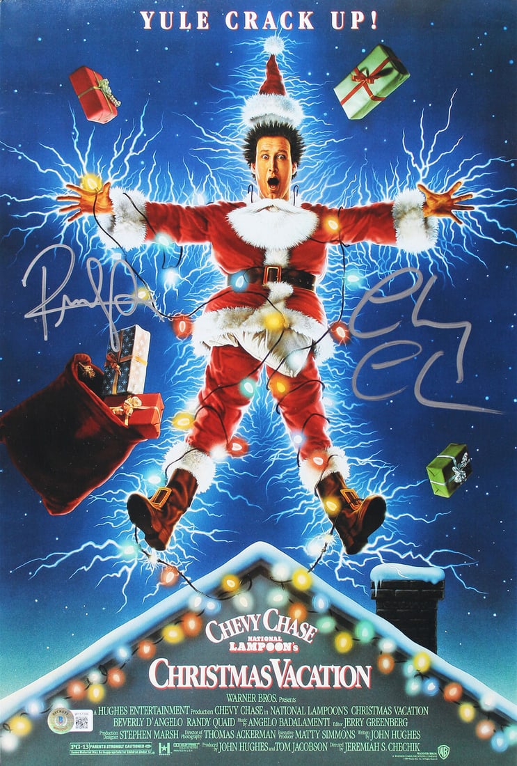 Chevy Chase & Randy Quaid Christmas Vacation Signed 12x18 Photo BAS Wit 1: Chevy Chase & Randy Quaid Christmas Vacation Signed 12x18 Photo BAS Wit 1 Industry: Movies Original/Reproduction: Original Autograph Authentication: Beckett Product Coa: Beckett Product Signed By Name