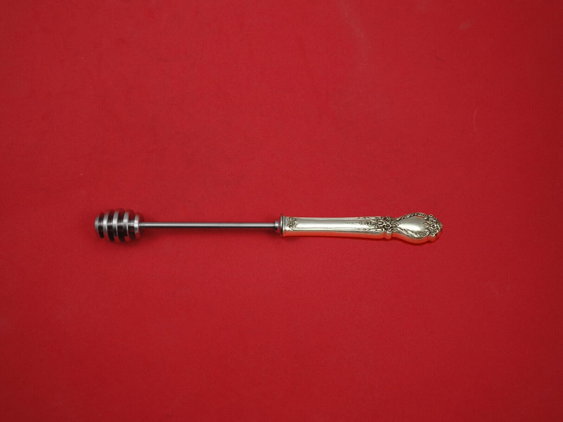 Brocade by International Sterling Silver Honey Dipper HH WS Custom Made: Brocade by International Sterling Silver Honey Dipper HH WS Custom Made Brocade by international sterling silver hollow handle with with stainless implement honey dipper, 8 5/8", custom made, in the p