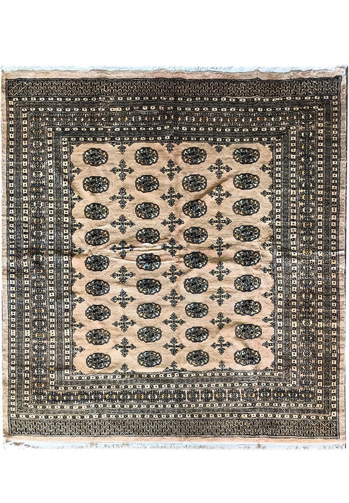 6 x 7 SQUARE Bokhara Rug Beige Wool Handmade Pakistan: 6 x 7 SQUARE Bokhara Rug Beige Wool Handmade Pakistan Free continental US Shipping Size in Feet: Width: 6 x Length: 6.8 Size in Inches: Width: 72 in x Length: 80 in Rug Type: Area Rug Colors: Beige Bl