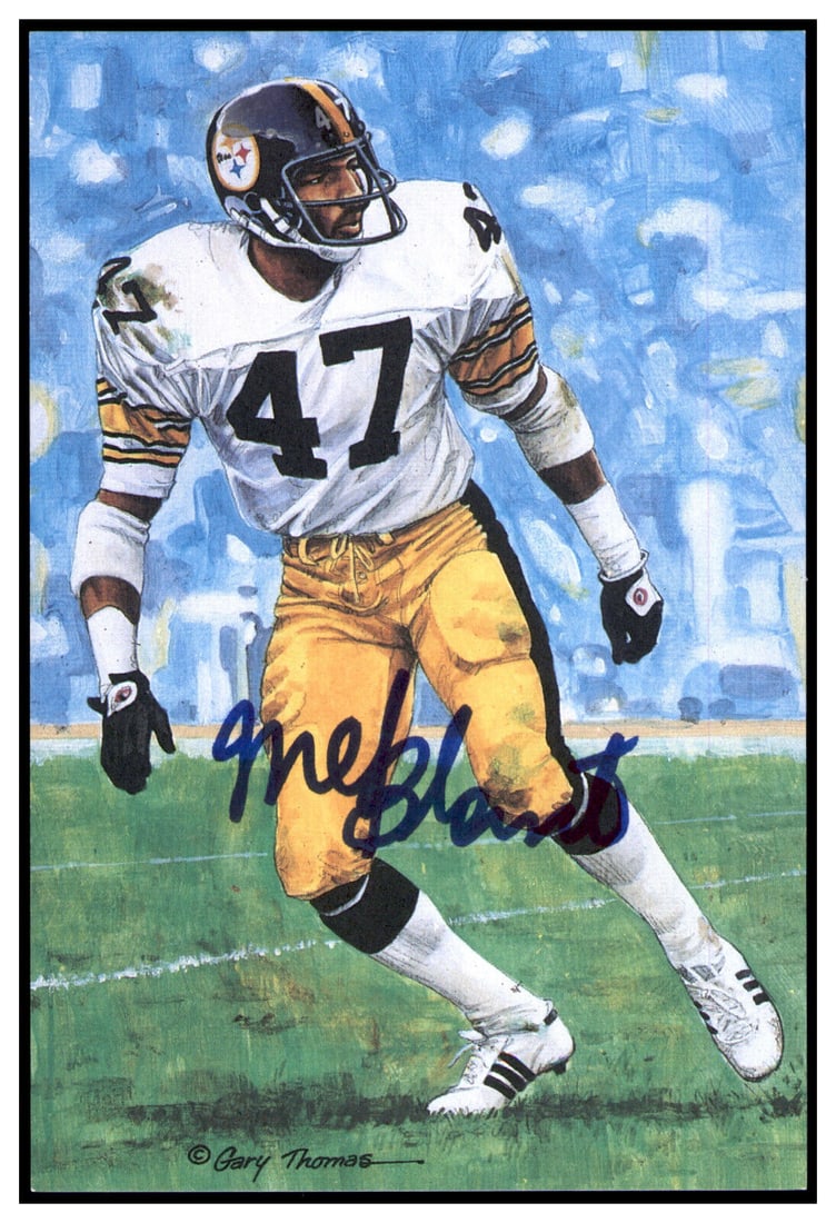 Mel Blount Signed Goal Line Art Card GLAC Autographed Steelers PSA/DNA AL85302: Mel Blount Signed Goal Line Art Card GLAC Autographed Steelers PSA/DNA AL85302 Sport: Football-NFL Player: Mel Blount Signed: Yes Original/Reprint: Original Autograph Authentication: Professional Spor
