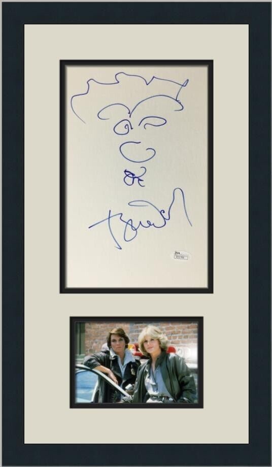 Tyne Daly Signed Self-Portrait Art Custom Framed Display JSA: Tyne Daly Signed Self-Portrait Art Custom Framed Display JSA Industry: Television Signed By: Tyne Daly Signed: Yes Autograph Authentication: James Spence (JSA) Object Type: Self-Portrait Art Original/