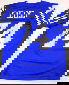 Luka Doncic Autographed City Blue Dallas Mavericks Jersey JSA – Super Sports Center