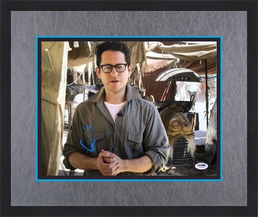 J.J Abrams Signed Star Wars Photo Newly Custom Framed PING PSA COA: J.J Abrams Signed Star Wars Photo Newly Custom Framed PING PSA COA Industry: Movies Movie: Star Wars Signed By: J.J. Abrams Signed: Yes Autograph Authentication: Professional Sports (PSA/DNA) Object T