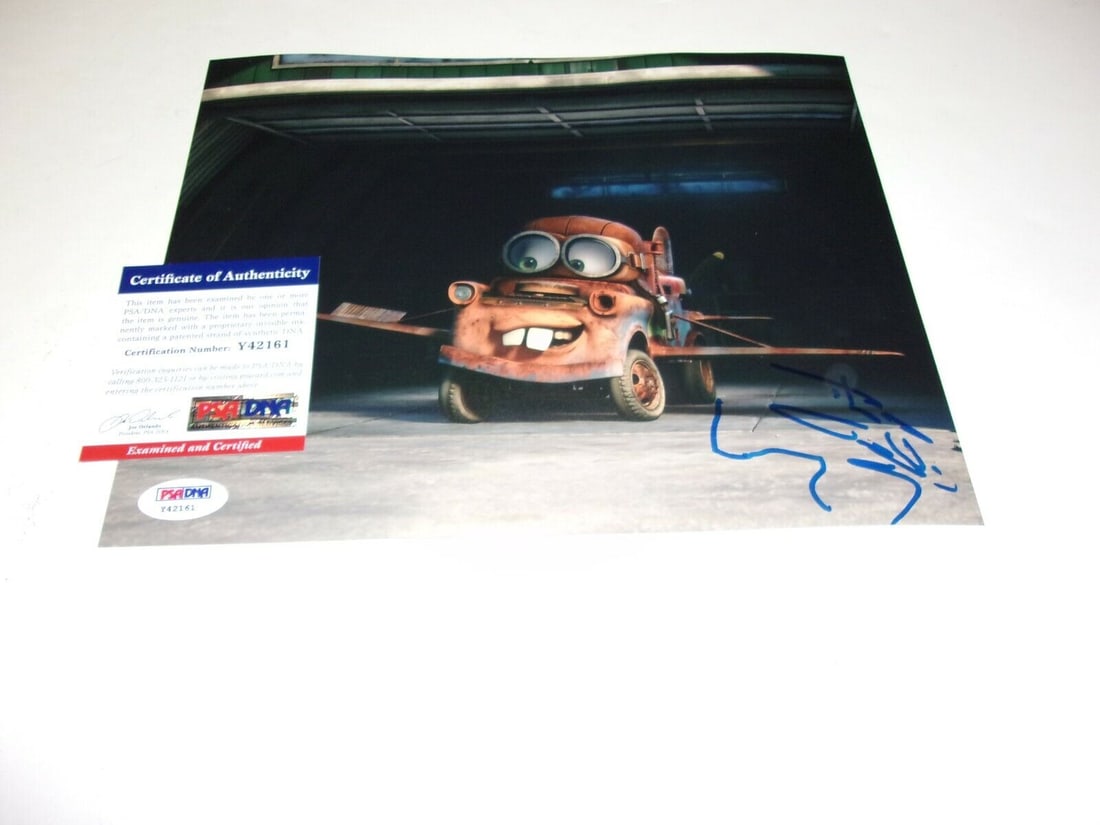 LARRY THE CABLE GUY CARS ACTOR "MATER" PSA/DNA SIGNED 8X10 PHOTO: LARRY THE CABLE GUY CARS ACTOR "MATER" PSA/DNA SIGNED 8X10 PHOTO Original/Reproduction: Original Object Type: Photograph Industry: Movies Pre-Owned While the lot images are representative of the item,
