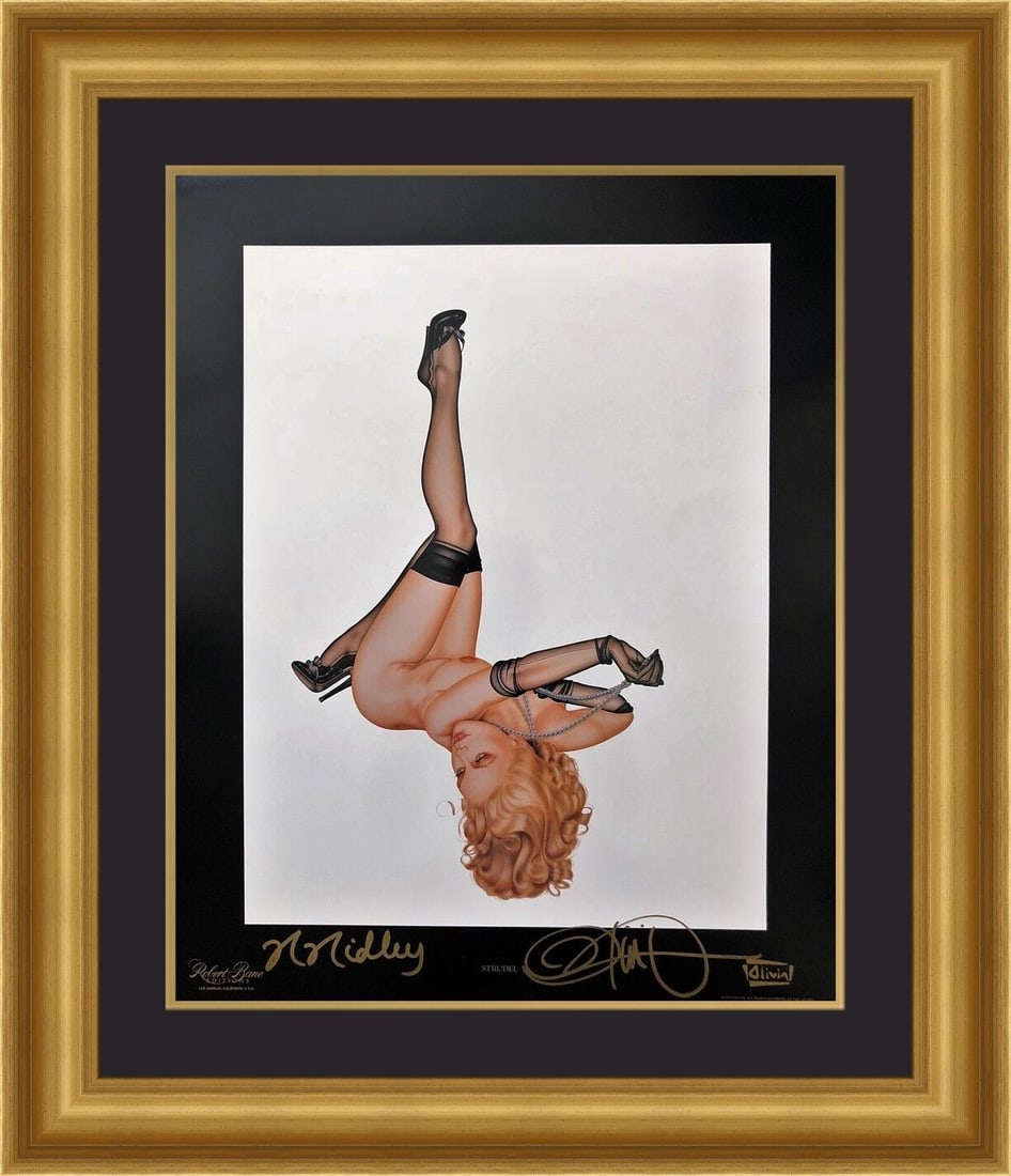 Olivia De Berardinis Rhonda Ridley Strudel Signed by Both Custom Framed: Olivia De Berardinis Rhonda Ridley Strudel Signed by Both Custom Framed Artist: Olivia De Berardinis Unit Of Sale: Single Piece Signed By: Olivia De Berardinis and Rhonda Ridley Size: Medium (up to 36