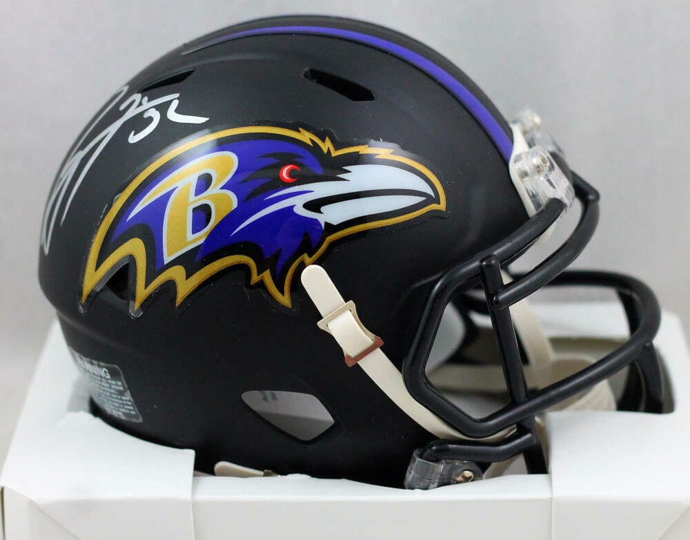 Ray Lewis Signed Baltimore Ravens Flat Black Mini Helmet - Beckett W *Short: Ray Lewis Signed Baltimore Ravens Flat Black Mini Helmet - Beckett W *Short Sport: Football-NFL Product: Helmet Original/Reprint: Original Player: Ray Lewis Team: Baltimore Ravens Autograph Authentica